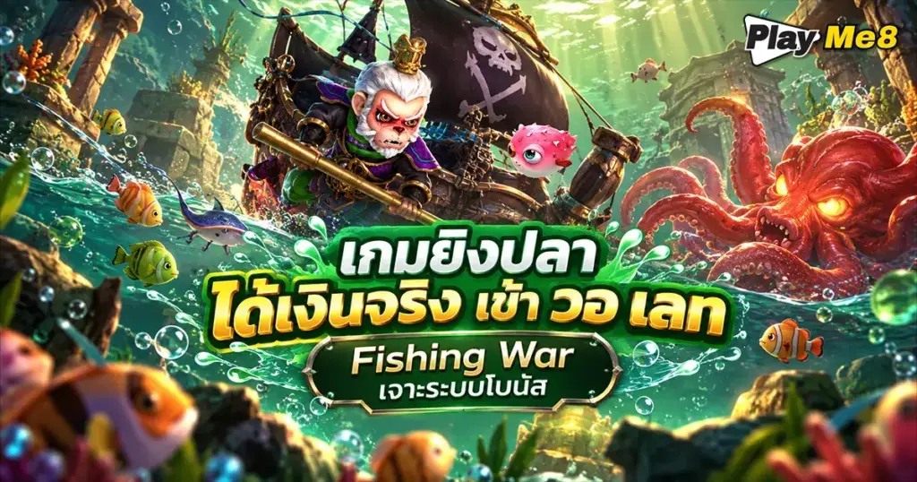 เกมยิงปลา ได้เงินจริง เข้า วอ เลท
